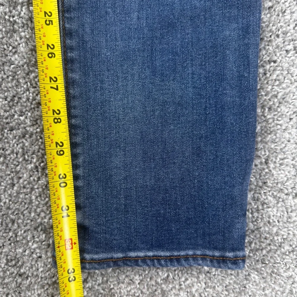 Banana Republic Travel Jean Mens 32x33 (actual) Slim Fit Medium Wash Blue Denim